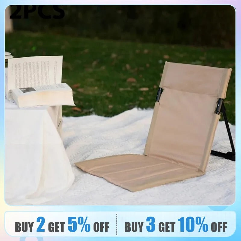 chaise de camping sol