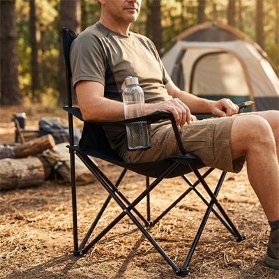 Chaise de Camping dans bois