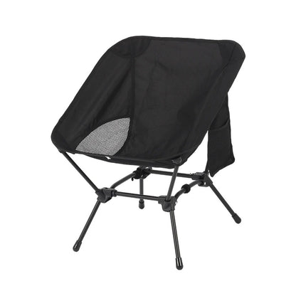 chaise de camping noir confortable