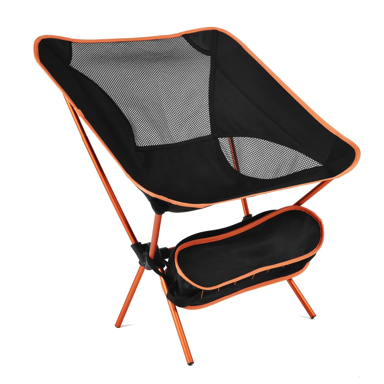 chaise de camping orange