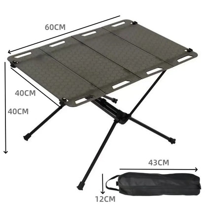 table de camping noir