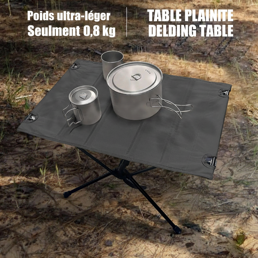 Table de camping poid 0,8kg
