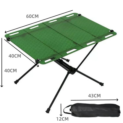 tabe de camping vert